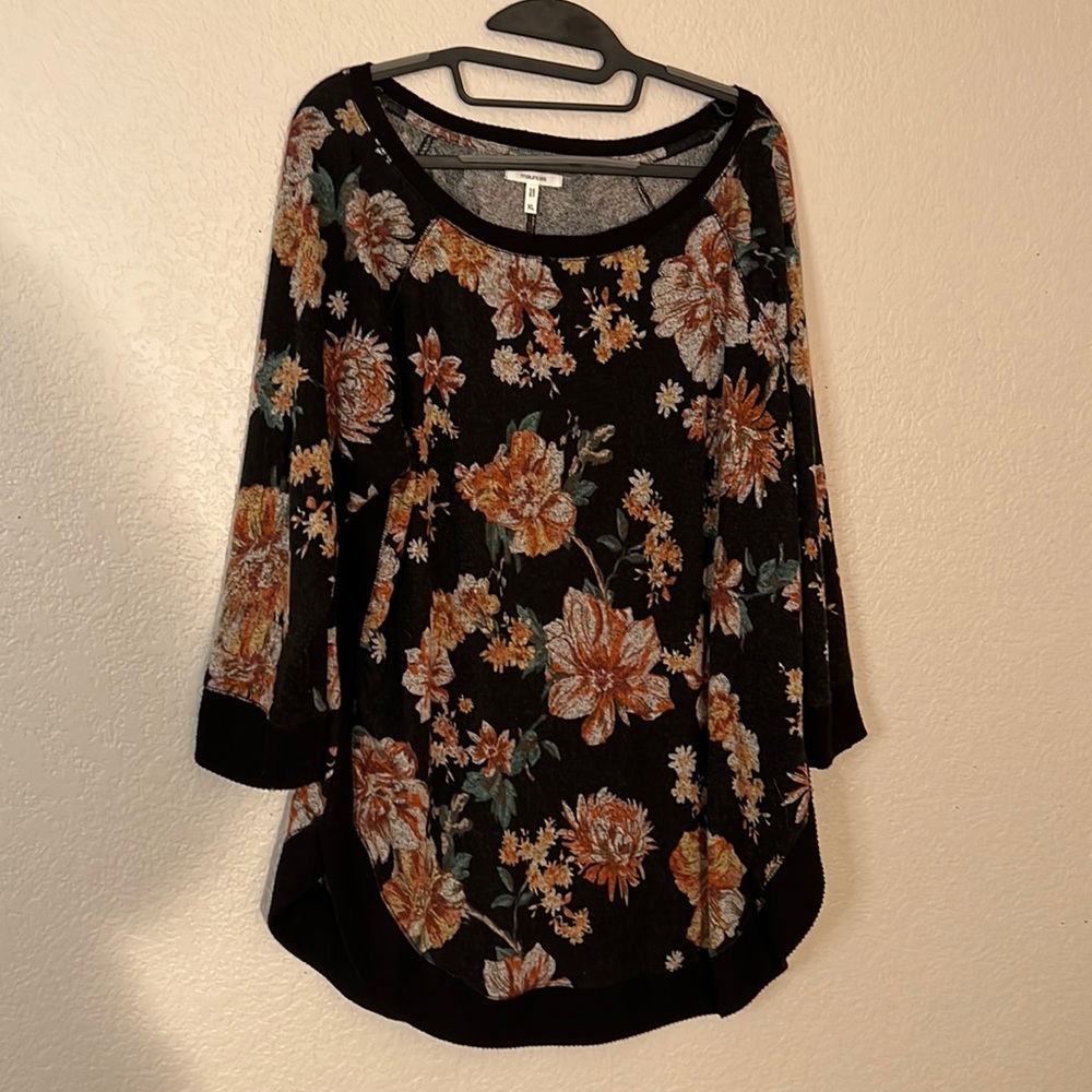 Cute floral sweater